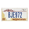 2017 Montana Centennial License Plate #BJE972