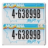 2017 Montana License Plates Pair #463899B