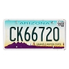 2018 Arizona Truck License Plate #CK66720