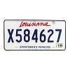 2018 Louisiana Sportsman's Paradise License Plate #X584627
