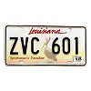 2018 Louisiana Pelican License Plate #ZVC601