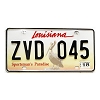 2018 Louisiana Pelican License Plate #ZVD045