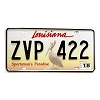 2018 Louisiana Pelican License Plate #ZVP422