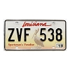 2018 Louisiana Pelican License Plate #ZVF538