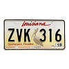 2018 Louisiana Pelican License Plate #ZVK316