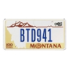 2018 Montana Centennial License Plate #BTD941