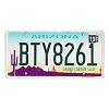 2019 Arizona License Plate #BTY8261