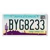 2019 Arizona License Plate #BYG8233