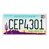 2019 Arizona License Plate #CEP4301