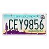 2019 Arizona License Plate #CEY9856