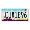 2019 Arizona License Plate #CJA1896