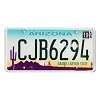 2019 Arizona License Plate #CJB6294
