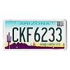 2019 Arizona License Plate #CKF6233