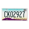 2019 Arizona Truck License Plate #CK02927