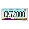 2019 Arizona Truck License Plate #CK72000