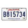 2019 Louisiana Sportsman's Paradise License Plate #B815734
