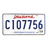 2019 Louisiana Sportsman's Paradise License Plate #C107756