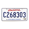 2019 Louisiana Sportsman's Paradise License Plate #C268303
