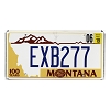 2019 Montana Centennial License Plate #EXB277