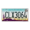 2020 Arizona License Plate #CLX3064