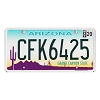 2020 Arizona License Plate #CFK6425