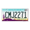 2020 Arizona License Plate #CMJ2271