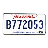 2020 Louisiana Sportsman's Paradise License Plate #B772053