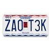 2020 Missouri License Plate #ZA0T3K