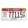 2021 Illinois Firefighter License Plate #77115