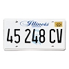 2021 Illinois Non Profit License Plate #45248CV