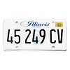 2021 Illinois Non Profit License Plate #45249CV
