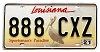 2021 Louisiana Pelican License Plate #888CXZ
