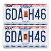 2021 Missouri License Plates Pair #6DAH46