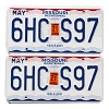 2021 Missouri License Plates Pair #6HCS97