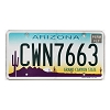 2022 Arizona Fleet License Plate #CWN7663