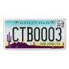 2022 Arizona License Plate #CTB0003