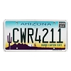 2022 Arizona Permanent License Plate #CWR4211
