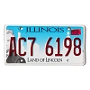 2022 Illinois License Plate #AC76198