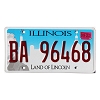 2022 Illinois License Plate #BA96468