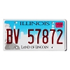 2022 Illinois License Plate #BV57872