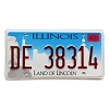 2022 Illinois License Plate #DE38314