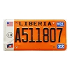 2022 Liberia License Plate #A511807