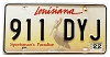 2022 Louisiana Pelican License Plate #911DYJ