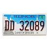 2023 Illinois License Plate #DD32089