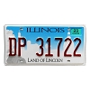 2023 Illinois License Plate #DP31722