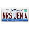 2023 Illinois Vanity License Plate #NRSJEN4