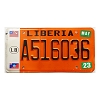 2023 Liberia License Plate #A516036