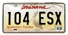 2023 Louisiana Pelican License Plate #104ESX