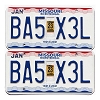 2023 Missouri License Plates Pair #BA5X3L