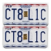 2023 Missouri License Plates Pair #CT8L1C